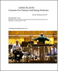 Gone Playin Orchestra sheet music cover Thumbnail